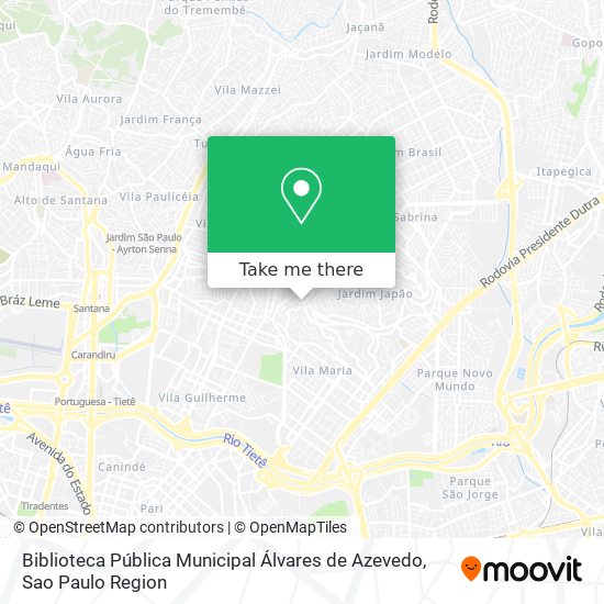 Biblioteca Pública Municipal Álvares de Azevedo map