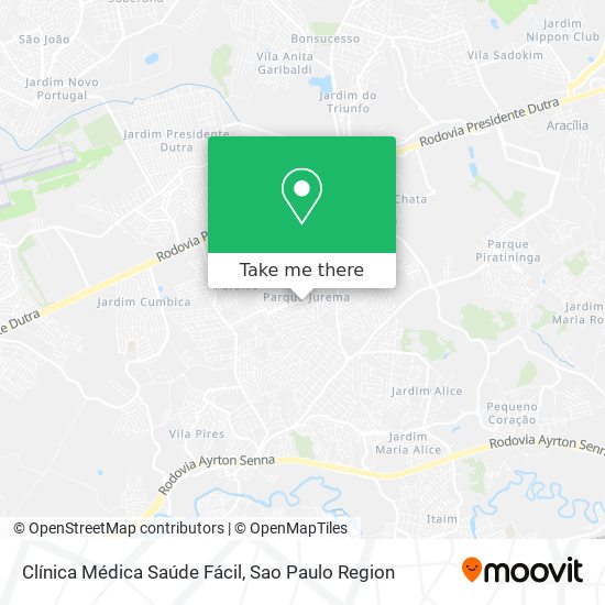 Clínica Médica Saúde Fácil map