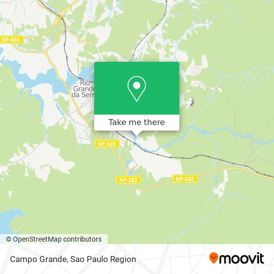 Mapa Campo Grande