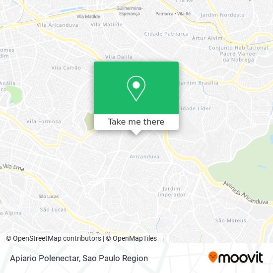 Apiario Polenectar map