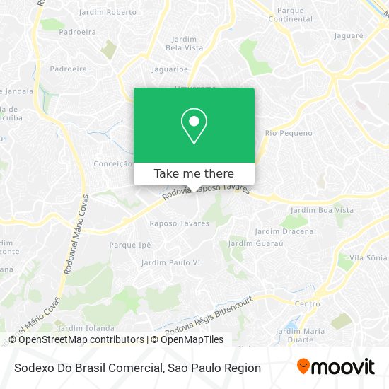 Sodexo Do Brasil Comercial map