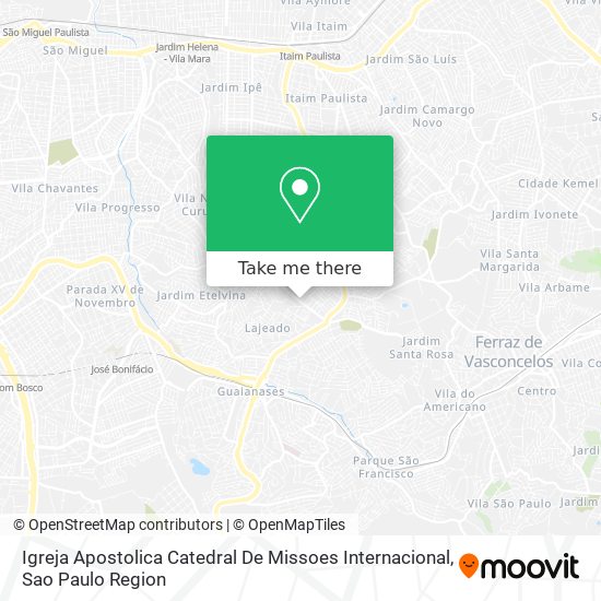 Igreja Apostolica Catedral De Missoes Internacional map