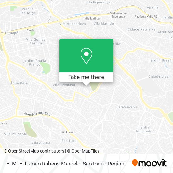 E. M. E. I. João Rubens Marcelo map