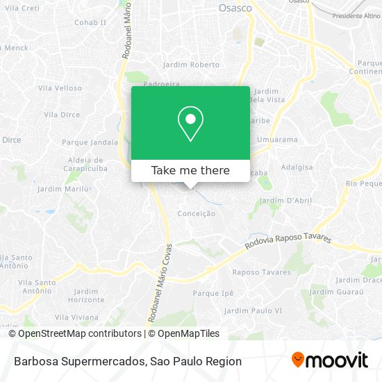 Barbosa Supermercados map