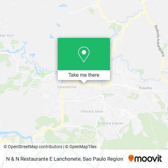 N & N Restaurante E Lanchonete map
