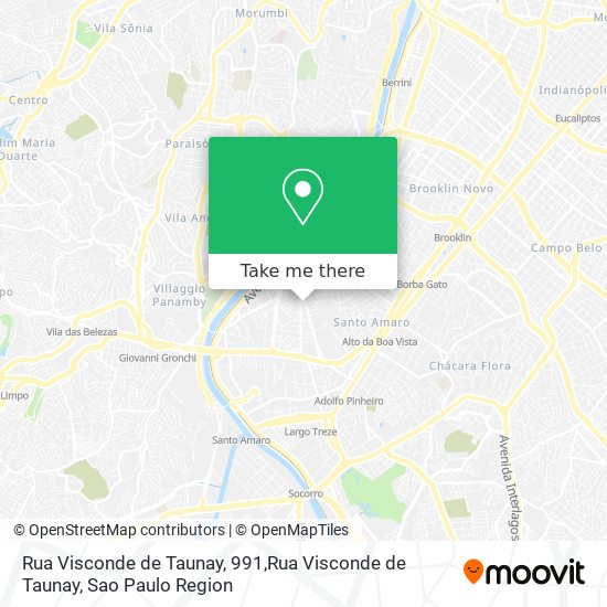 Mapa Rua Visconde de Taunay, 991,Rua Visconde de Taunay