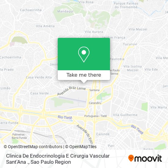 Clinica De Endocrinologia E Cirurgia Vascular Sant'Ana . map