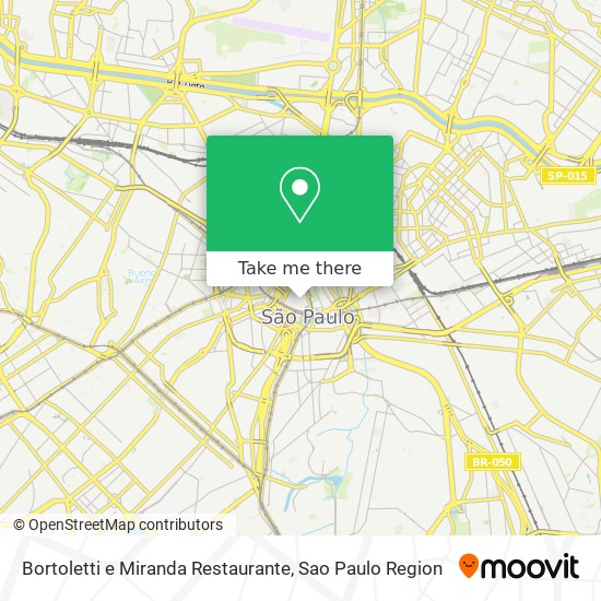 Mapa Bortoletti e Miranda Restaurante