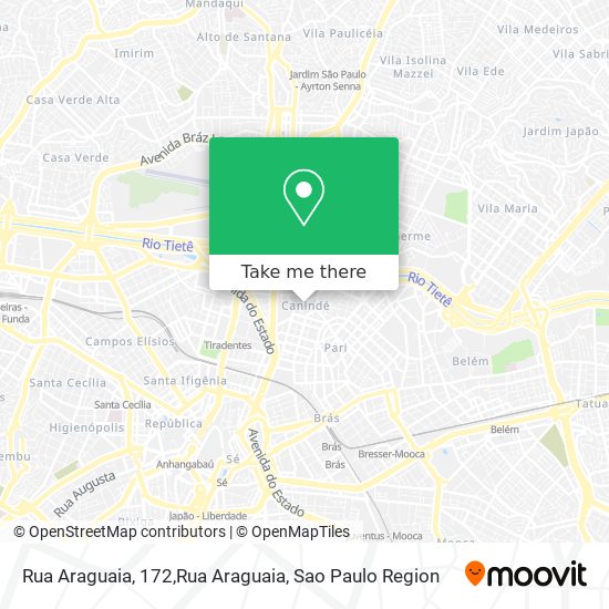 Rua Araguaia, 172,Rua Araguaia map