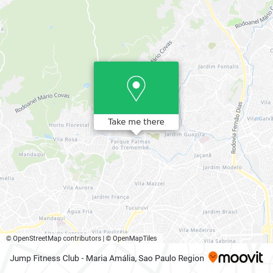 Jump Fitness Club - Maria Amália map