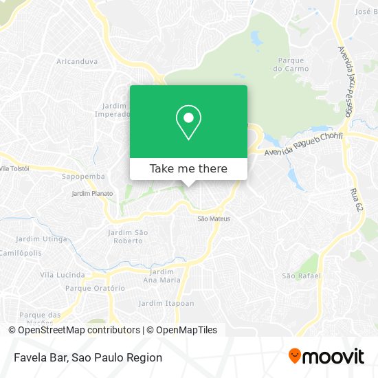Favela Bar map