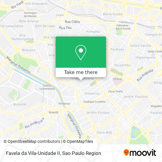 Favela da Vila-Unidade II map