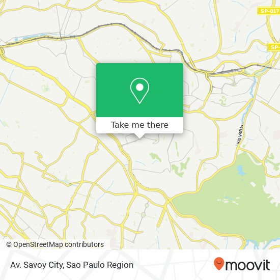 Mapa Av. Savoy City