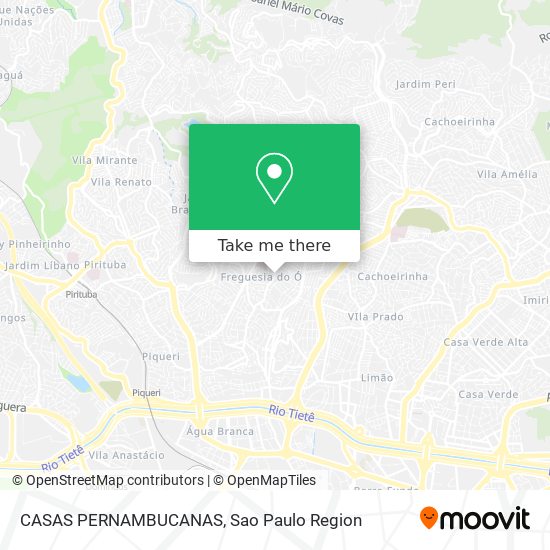 CASAS PERNAMBUCANAS map