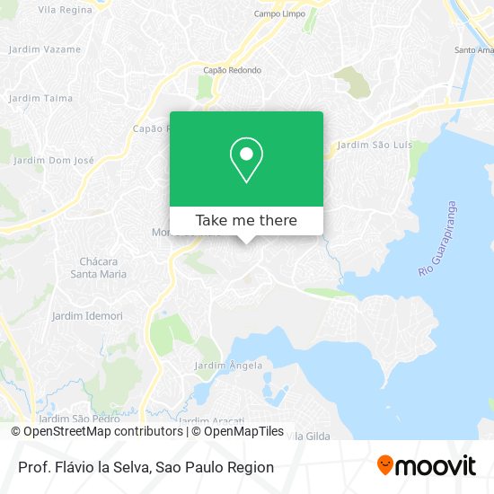 Prof. Flávio la Selva map