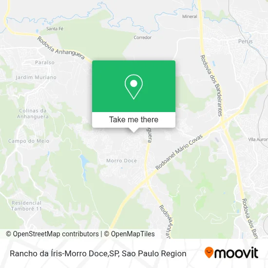 Rancho da Íris-Morro Doce,SP map
