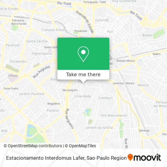 Estacionamento Interdomus Lafer map