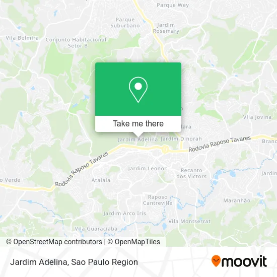 Jardim Adelina map