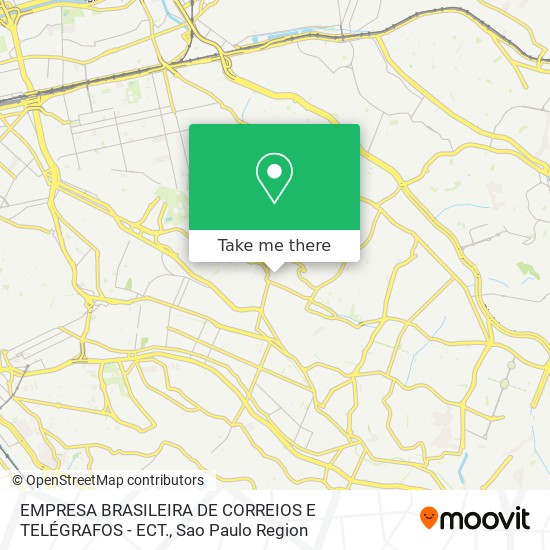 EMPRESA BRASILEIRA DE CORREIOS E TELÉGRAFOS - ECT. map