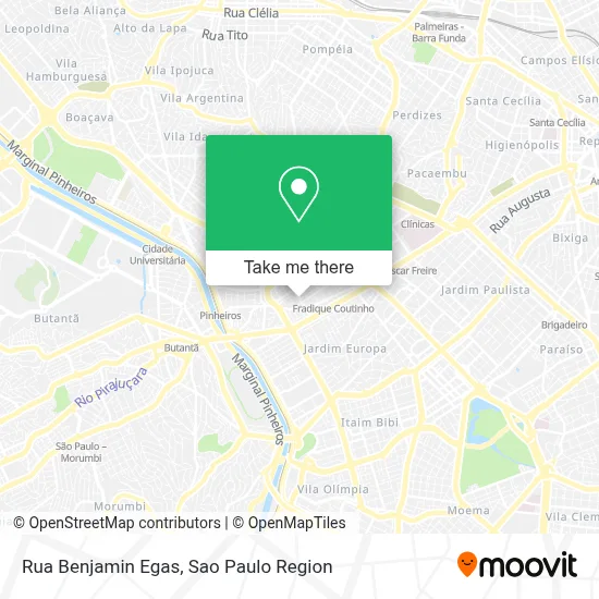 Rua Benjamin Egas map