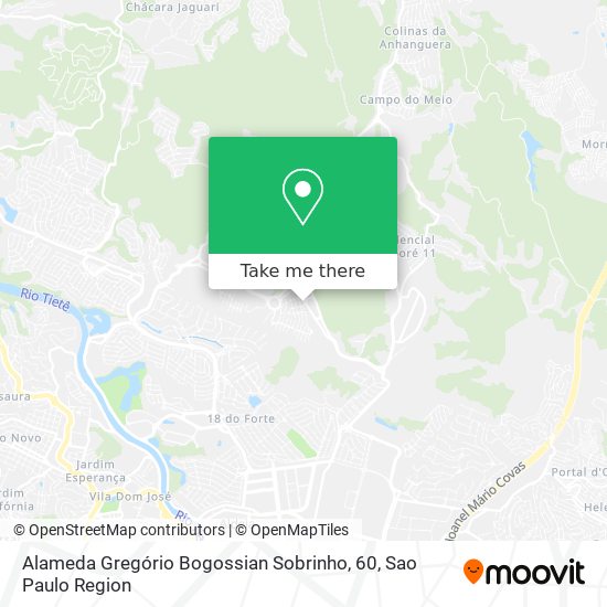 Alameda Gregório Bogossian Sobrinho, 60 map