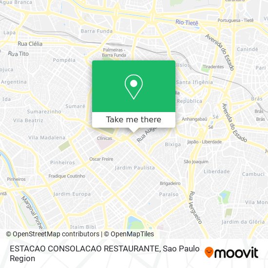 ESTACAO CONSOLACAO RESTAURANTE map