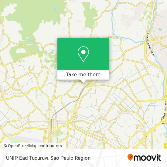 UNIP Ead Tucuruvi map