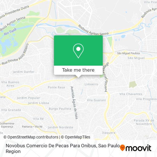 Novobus Comercio De Pecas Para Onibus map