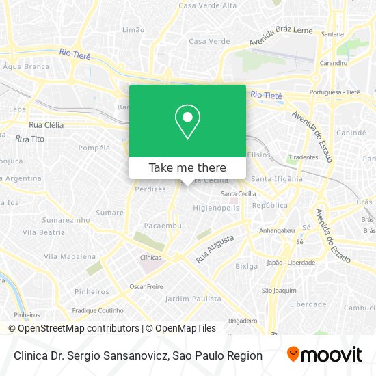 Clinica Dr. Sergio Sansanovicz map