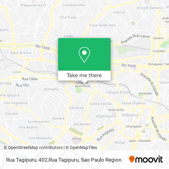 Mapa Rua Tagipuru, 402,Rua Tagipuru