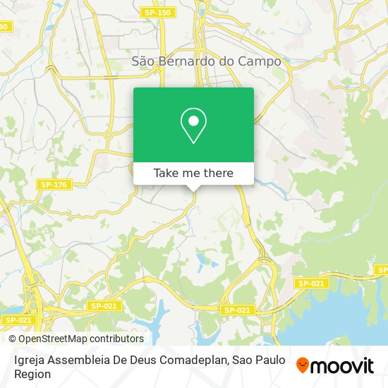 Mapa Igreja Assembleia De Deus Comadeplan