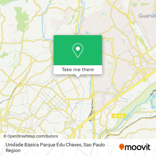 Mapa Unidade Básica Parque Edu Chaves