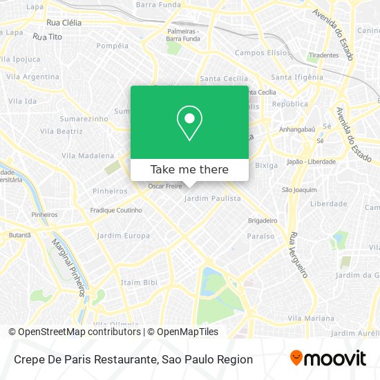 Crepe De Paris Restaurante map