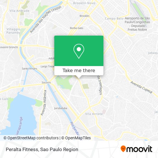 Peralta Fitness map