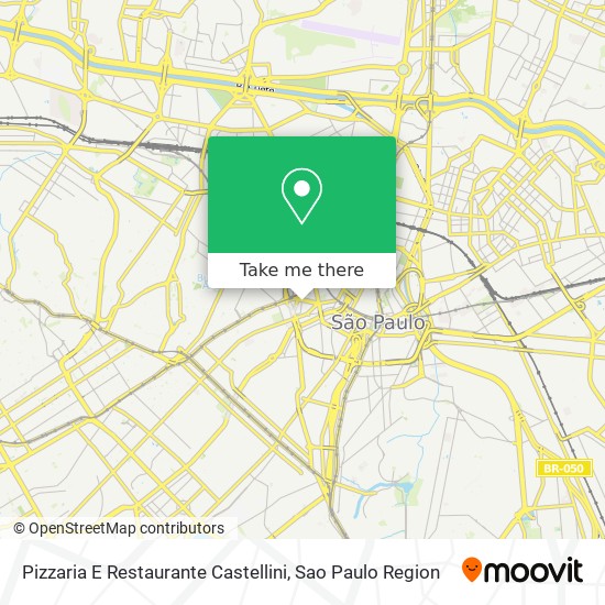 Pizzaria E Restaurante Castellini map