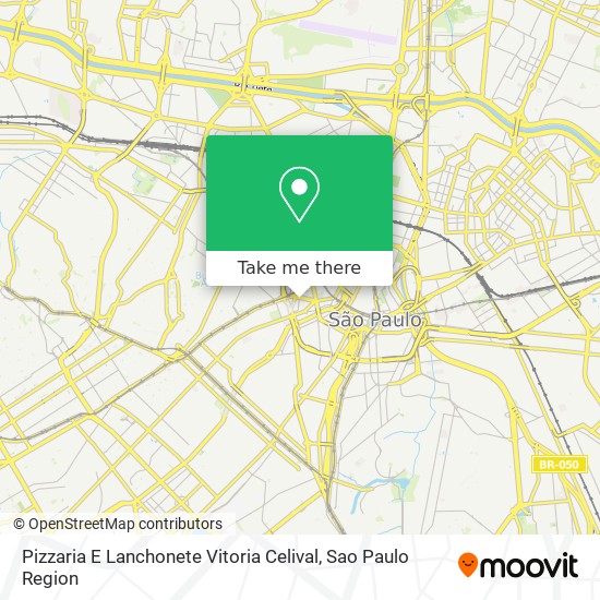 Pizzaria E Lanchonete Vitoria Celival map