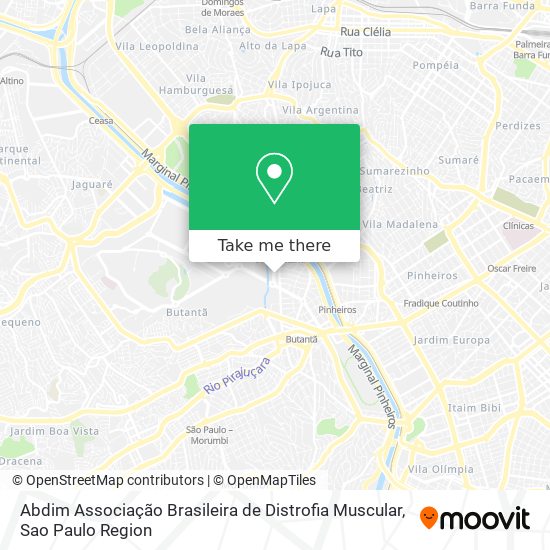 Abdim Associação Brasileira de Distrofia Muscular map