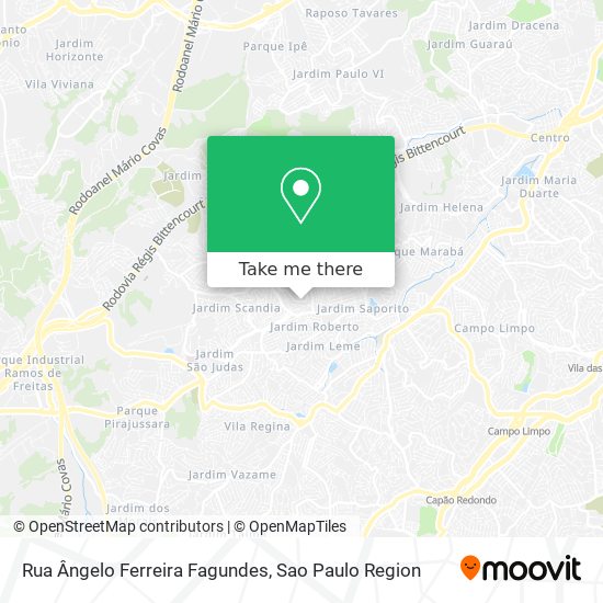 Rua Ângelo Ferreira Fagundes map