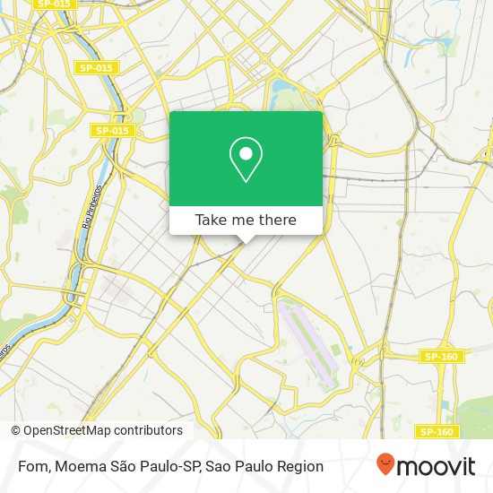 Mapa Fom, Moema São Paulo-SP