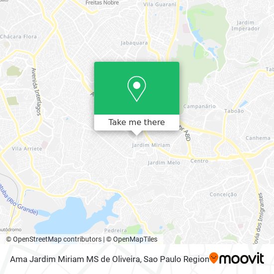 Ama Jardim Miriam MS de Oliveira map