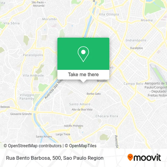 Rua Bento Barbosa, 500 map