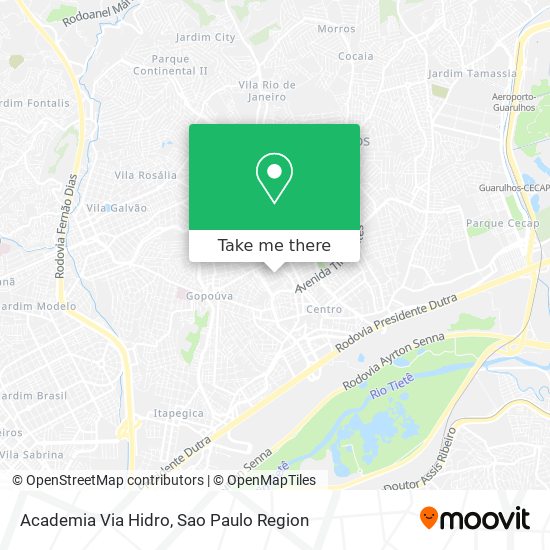 Academia Via Hidro map