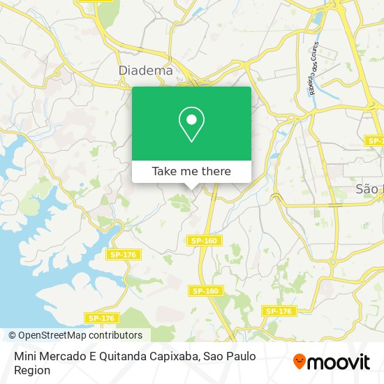 Mapa Mini Mercado E Quitanda Capixaba