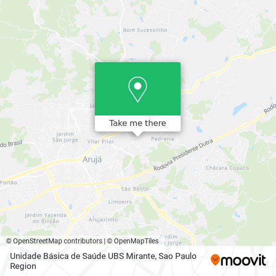 Unidade Básica de Saúde UBS Mirante map