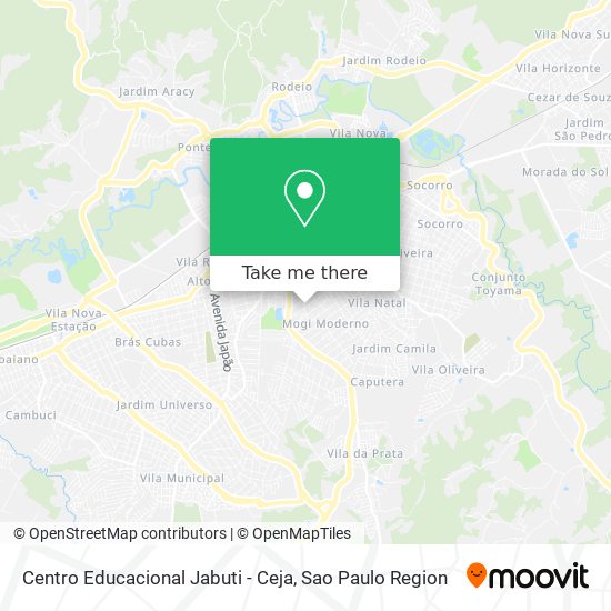 Centro Educacional Jabuti - Ceja map