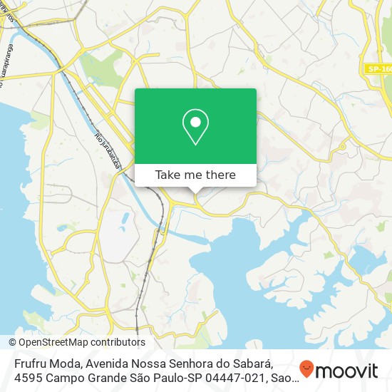 Frufru Moda, Avenida Nossa Senhora do Sabará, 4595 Campo Grande São Paulo-SP 04447-021 map