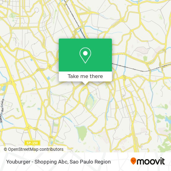 Mapa Youburger - Shopping Abc