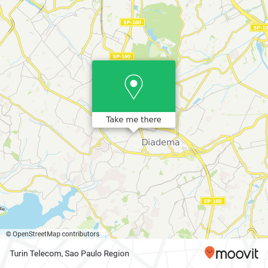 Mapa Turin Telecom