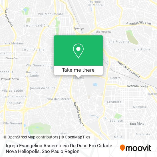 Igreja Evangelica Assembleia De Deus Em Cidade Nova Heliopolis map