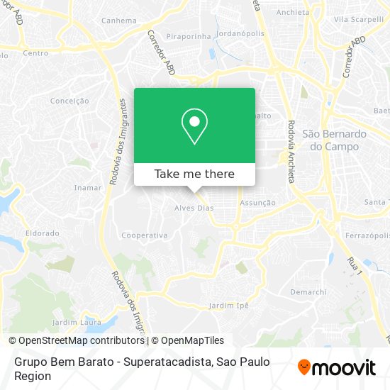 Grupo Bem Barato - Superatacadista map